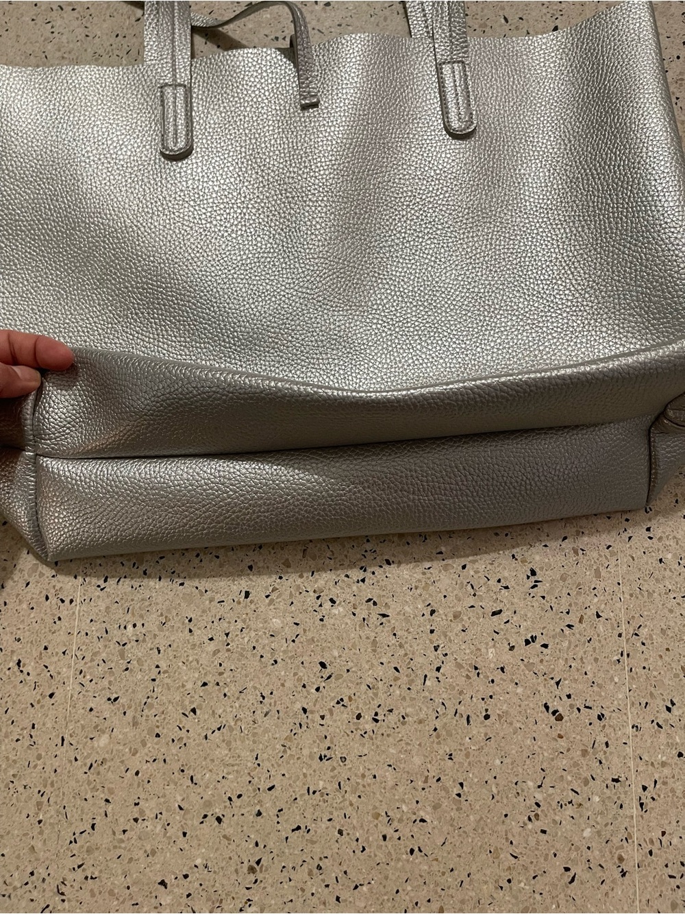 Silver Tote Bag - Picture 3 of 4